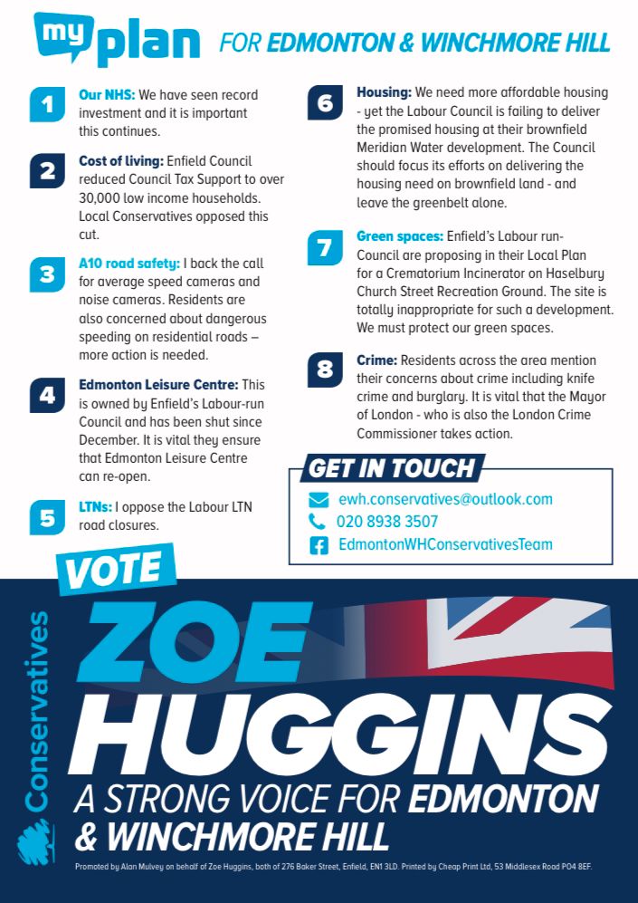 Zoe Huggins plan details